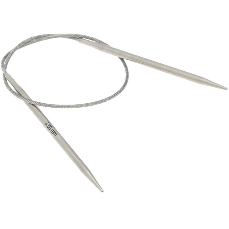 Lana Grossa Rundpinne i rustfritt stål 3,5/40cm