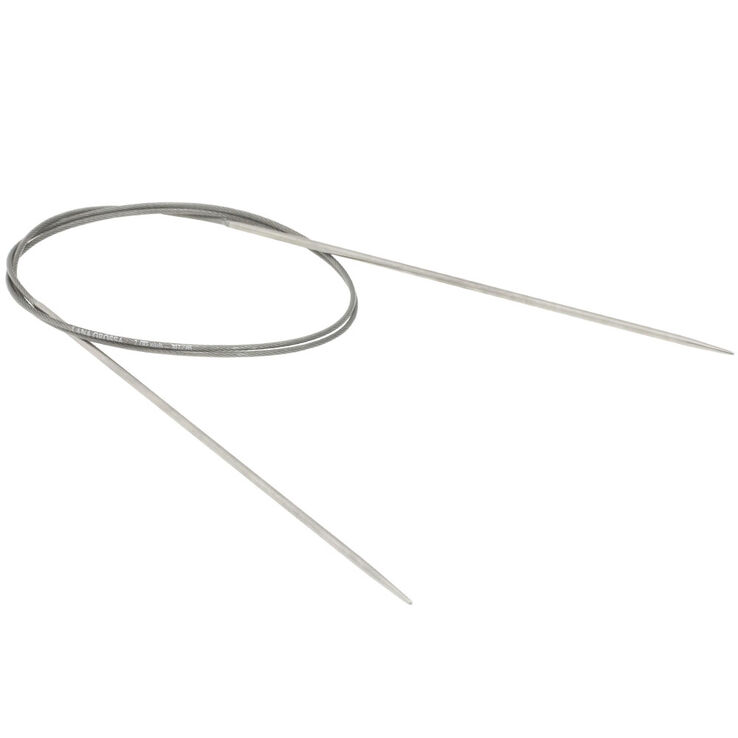 Lana Grossa Rundpinne i rustfritt stål 2,5/80cm