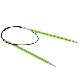 Lana Grossa Rundpinne Aluminium Rainbow St. 5,0/40cm