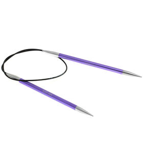 Lana Grossa Rundpinne Aluminium Rainbow St. 6,0/40cm
