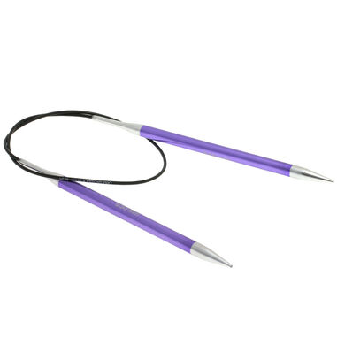 Lana Grossa Rundpinne Aluminium Rainbow St. 6,5/40cm