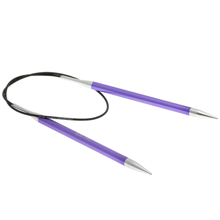 Lana Grossa Rundpinne Aluminium Rainbow St. 6,5/40cm