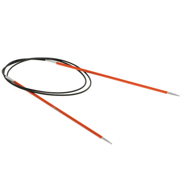Lana Grossa Rundpinne Aluminium Rainbow St. 2,5/80cm