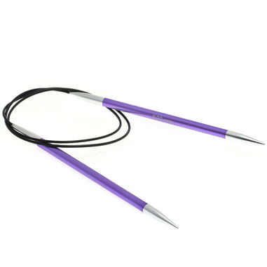 Lana Grossa Rundpinne Aluminium Rainbow St. 6,0/80cm