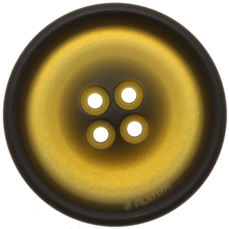UNION KNOPF 451513/34mm | 78-gyllengul/mørk brun