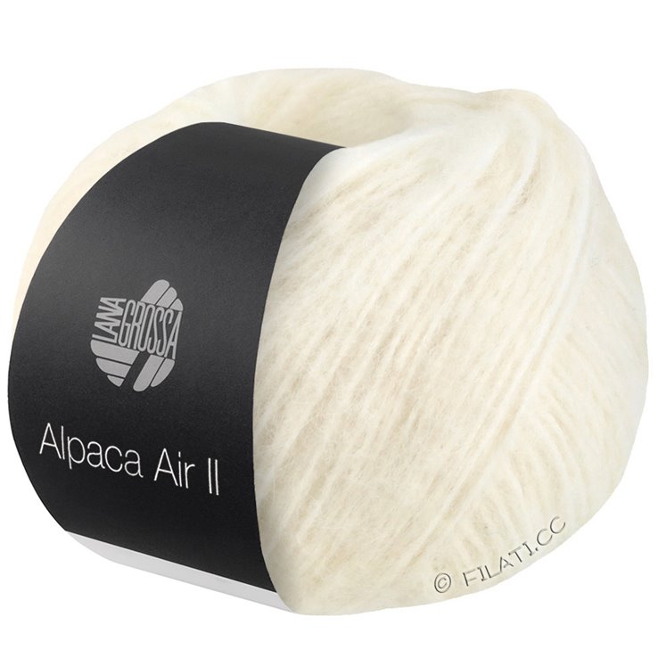 Lana Grossa ALPACA AIR II | 01-råhvit