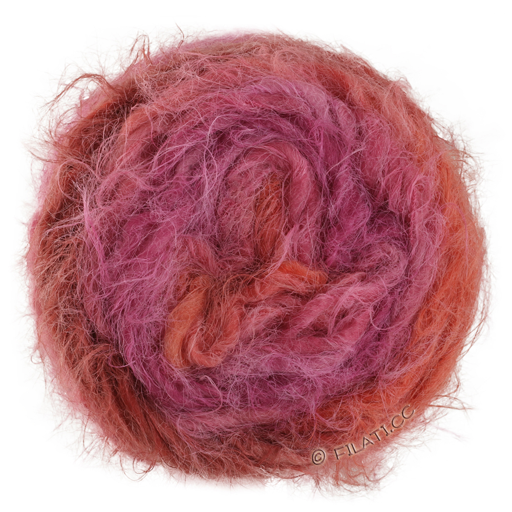 Lana Grossa  | 107-rødfiolett/fuksia/gammelrosa/vinrød/burgunder