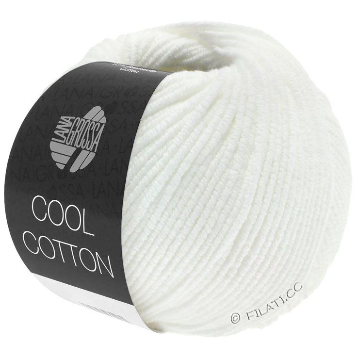 Lana Grossa COOL COTTON | 01-hvit