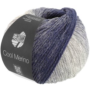 Lana Grossa COOL MERINO Dégradé | 303-mørk blå/gråblå/lys grå