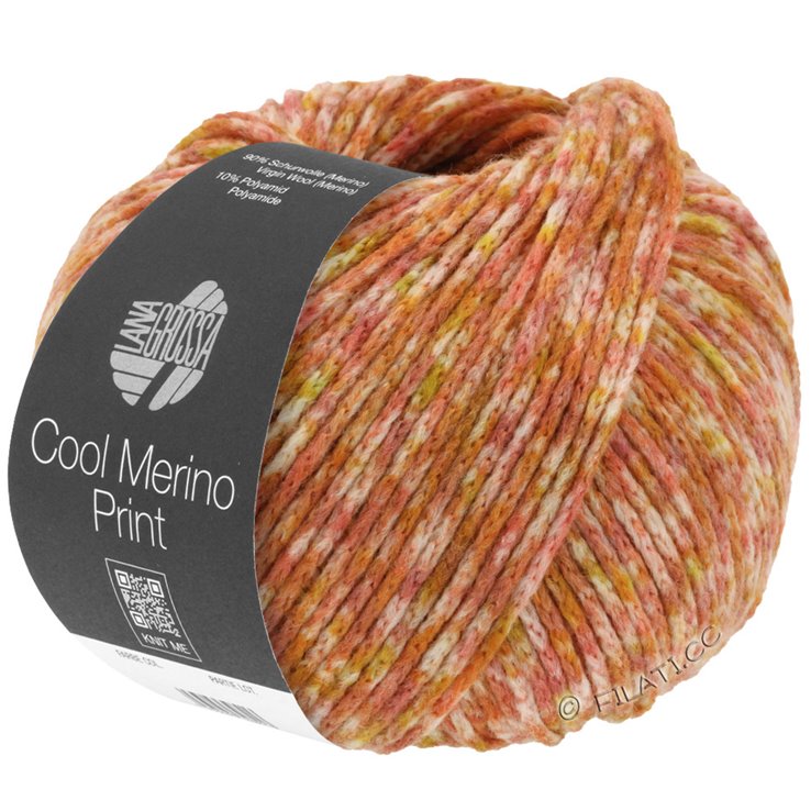 Lana Grossa COOL MERINO Print | 109-beige/rust/sennep/terrakotta