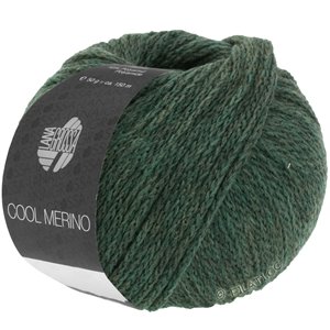 Lana Grossa COOL MERINO Uni/Print | 019-mørk grønn
