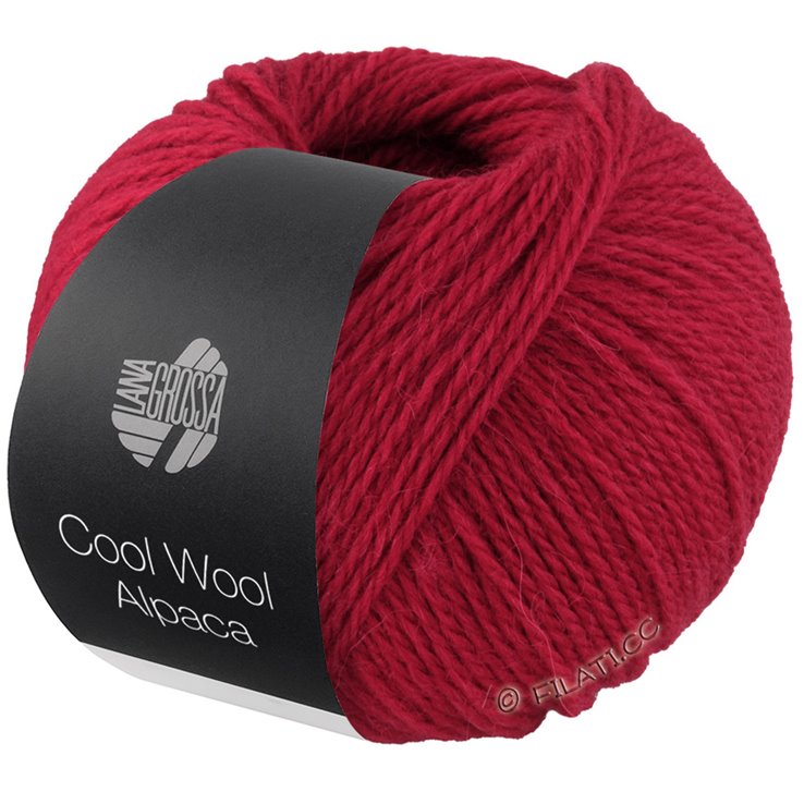 Lana Grossa COOL WOOL Alpaca | 04-rød