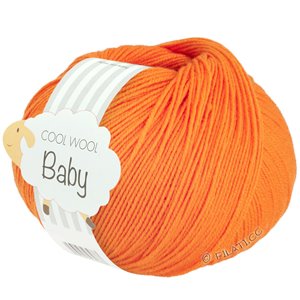 Lana Grossa COOL WOOL Baby Uni/Print 50g | 318-mandarine