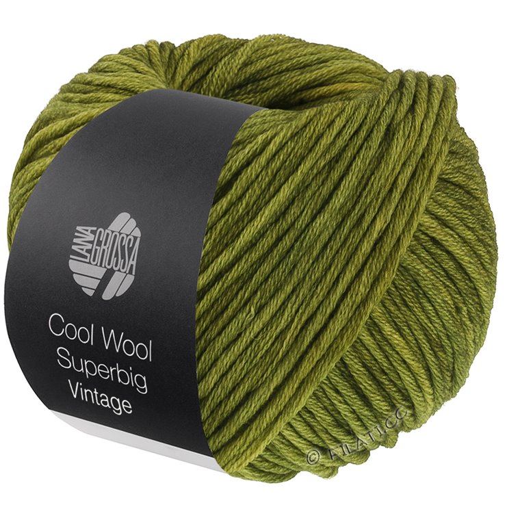 Lana Grossa COOL WOOL Superbig Vintage | 7261-oliven