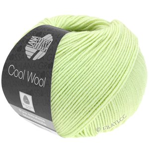 Lana Grossa COOL WOOL   Uni/Melange/Neon | 2077-pastellgrønn