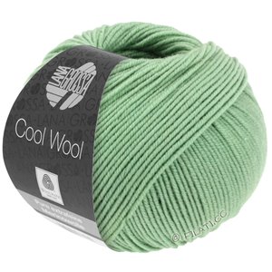 Lana Grossa COOL WOOL   Uni/Melange/Neon | 2078-resedagrønn