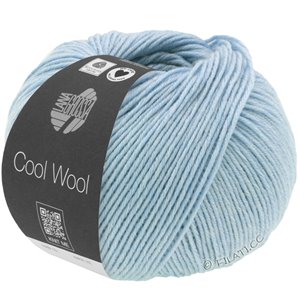 Lana Grossa COOL WOOL Mélange (We Care) | 1420-lys blå melert