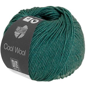 Lana Grossa COOL WOOL Mélange (We Care) | 1425-mørk grønn melert