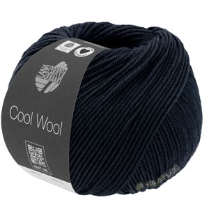 Lana Grossa COOL WOOL Mélange (We Care) | 1430-svartblå melert