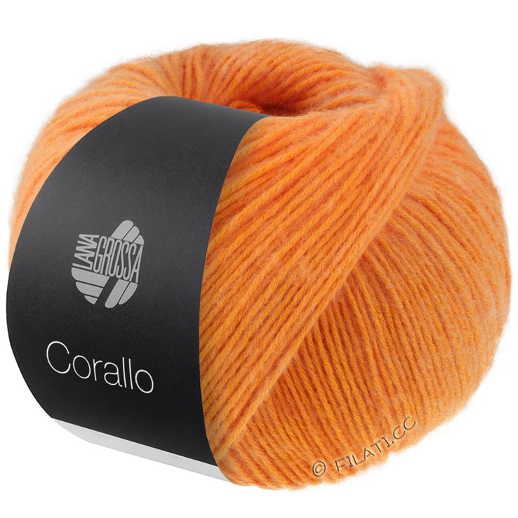Lana Grossa CORALLO 100g | 01-mandarine/oransje