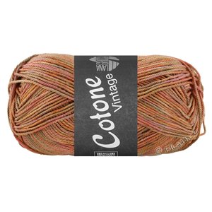 Lana Grossa COTONE Vintage | 263-pink/oransje/grå/beige melert