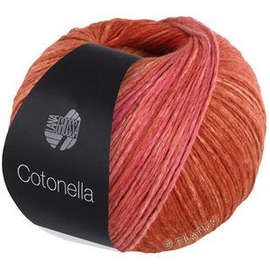 Lana Grossa COTONELLA | 04-vinrød/oransje/rød/ildrød/terrakotta/teglsteinrød/pink/lilla