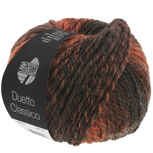 Lana Grossa DUETTO CLASSICO | 04-rødbrun/mørk brun/svartbrun
