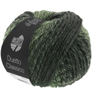 Lana Grossa DUETTO CLASSICO | 08-resedagrønn/mosegrønn/svartgrønn