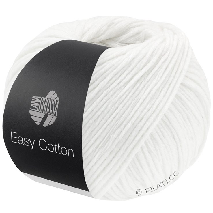 Lana Grossa EASY COTTON | 01-hvit