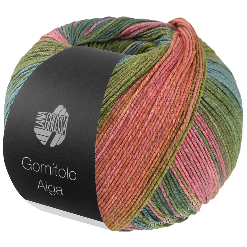 Lana Grossa  | 2025-hvit/lys blå/blågrønn/lys grønn/mørk grønn/pink/plomme/turkis/laks/petrol