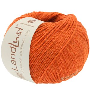 Lana Grossa LANDLUST Alpaka Merino 100 | 321-mørk oransje