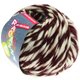 Lana Grossa LEI Mouliné/Color Mix/Spray (Ragazza) | 658-burgunder/råhvit