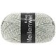 Lana Grossa MEILENWEIT 6-FACH 150g Mouliné/Tweed | 8501-lys grå/hvit