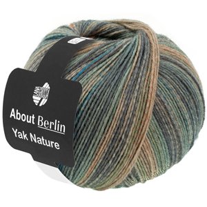 Lana Grossa MEILENWEIT 100g Yak Nature (ABOUT BERLIN) | 680-mørk grå/lys grå/grågrønn/gråbeige/taupe/mint melert/