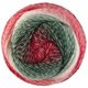 Lana Grossa GOMITOLO (Christmas Edition) | 114-rød/ecru/hvitgrønn/mørk grønn/bjørnebær /hvitrød stripet