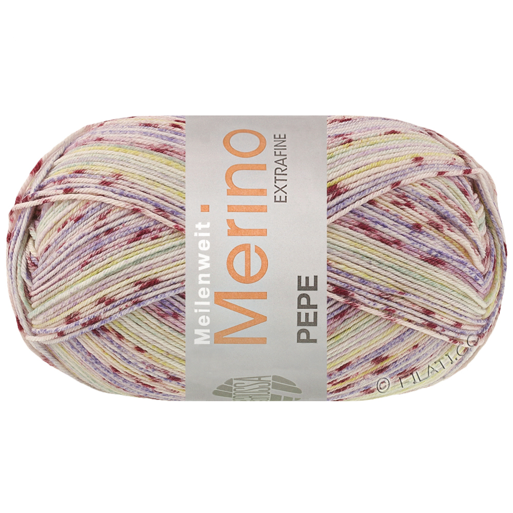 Lana Grossa MEILENWEIT 100g Merino Extrafine Pepe