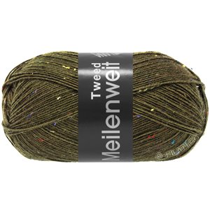 Lana Grossa MEILENWEIT 100g Tweed | 168-lodengrønn