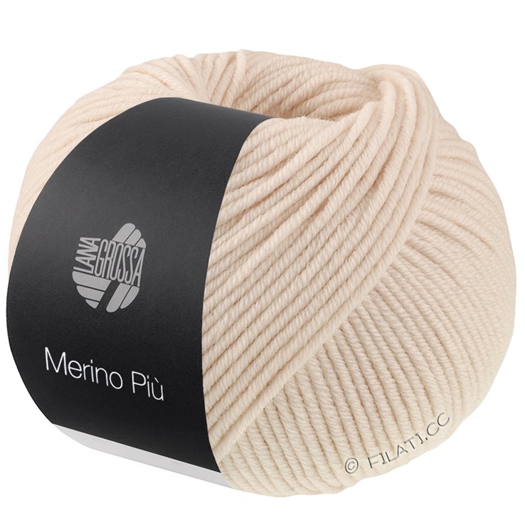 Lana Grossa MERINO PIÙ | 01-lys beige
