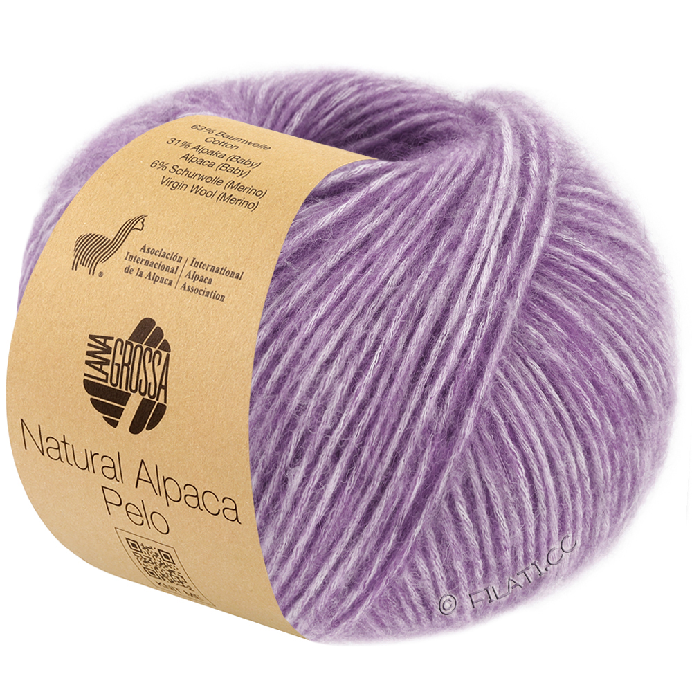 Lana Grossa NATURAL ALPACA Pelo | 037-lilla melert