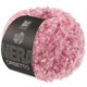Lana Grossa ORSETTO Moulinè (Nera) | 101-pink/råhvit