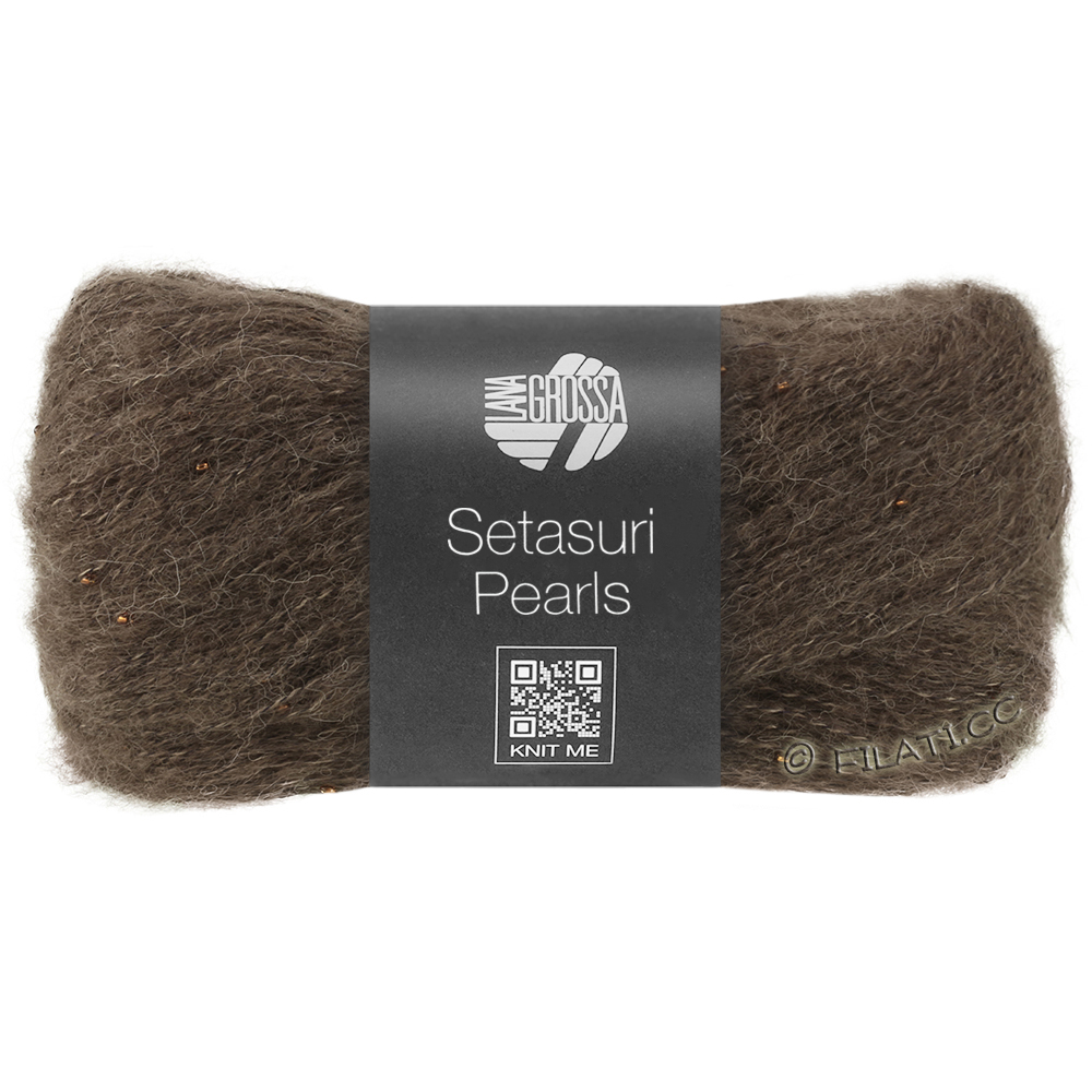 Lana Grossa SETASURI PEARLS | 215-gråbrun