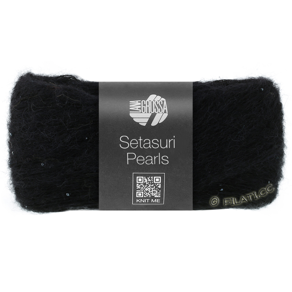Lana Grossa SETASURI PEARLS | 216-svart
