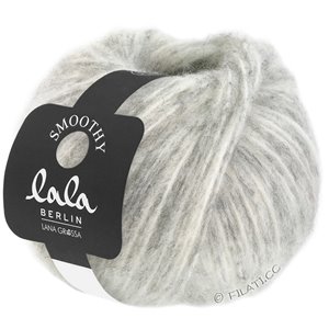 Lana Grossa SMOOTHY (lala BERLIN) | 09-råhvit/lys grå