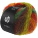 Lana Grossa TWIN 25g | 102-rød/grønn/brun/fiolett