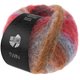 Lana Grossa TWIN 25g | 107-rød/pink/lys blå/gråblå/rust/kamel