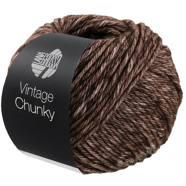 Lana Grossa Vintage Chunky | 11-gråbeige/gråbrun