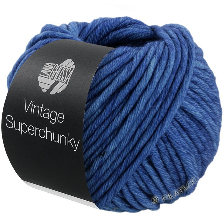 Lana Grossa Vintage Superchuncky | 504-blekkblå