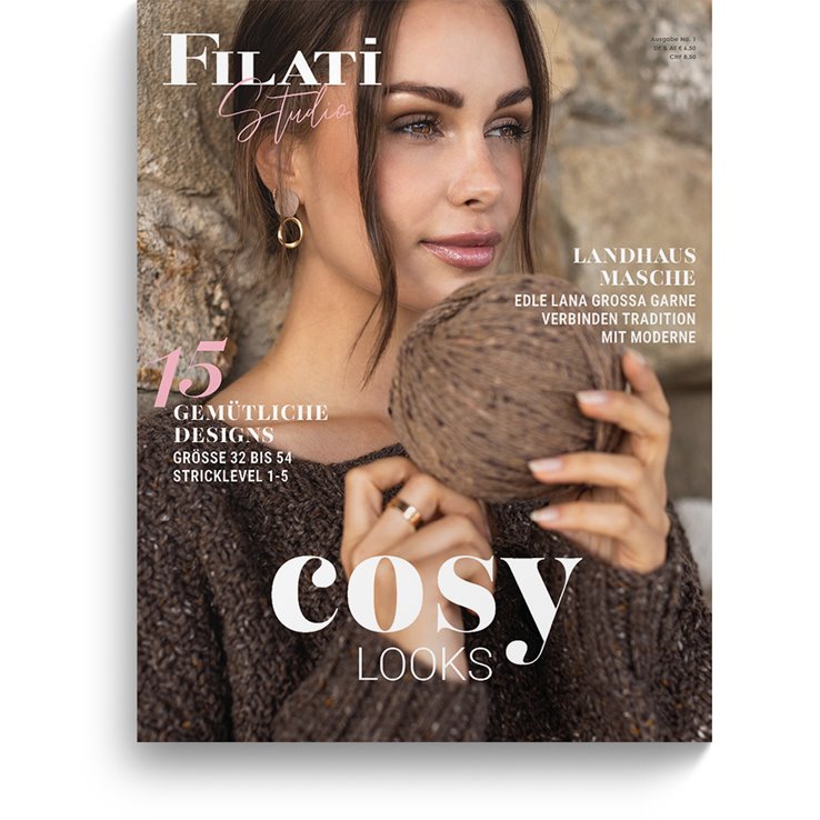 Cosy Looks No. 1 - Magasin (DE) + Strikkeopskrifter (NO) fra FILATI Studio