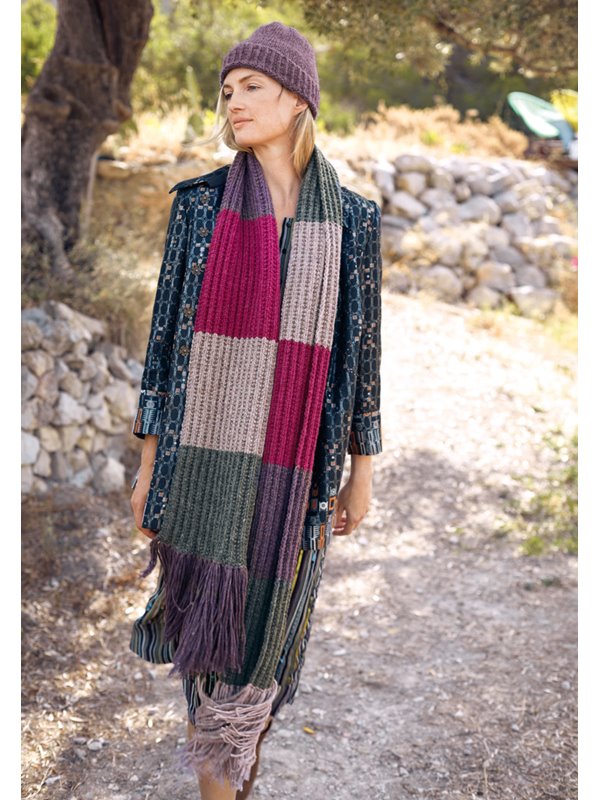 Lana Grossa SKJERF Alta Moda Alpaca - Strikkeoppskrift (DK)