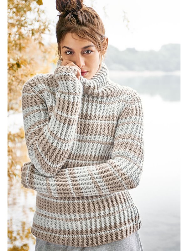 Lana Grossa PULLOVER Alta Moda Cashmere 16 - Strikkeinstruksjoner (DK)